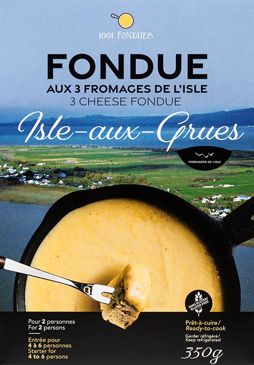 Étiquette - Fondue aux 3 fromages de l'Isle